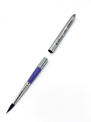 Кисть в футляре, карманная, круглая №4, соболь